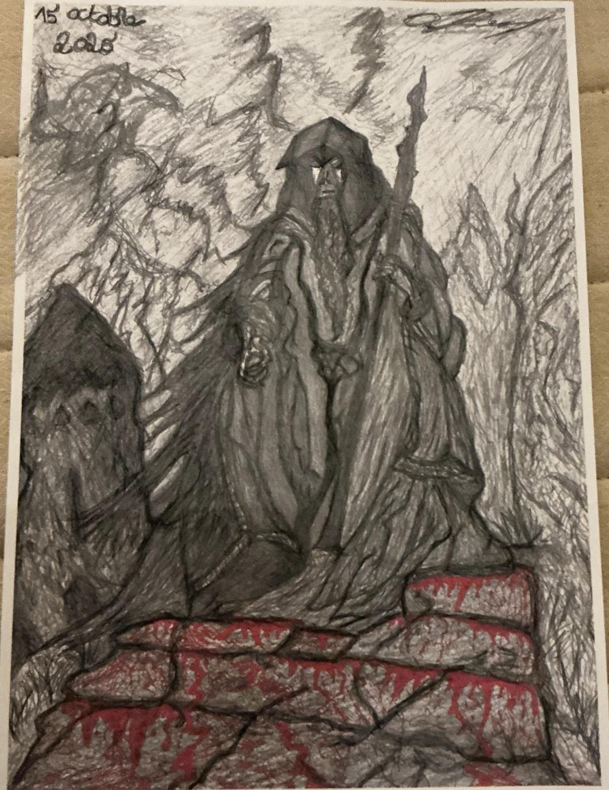 Œuvre artistique « DARK FANTASY » –  réalisée en , galerie d'art, peinture, photographie et créations artistiques