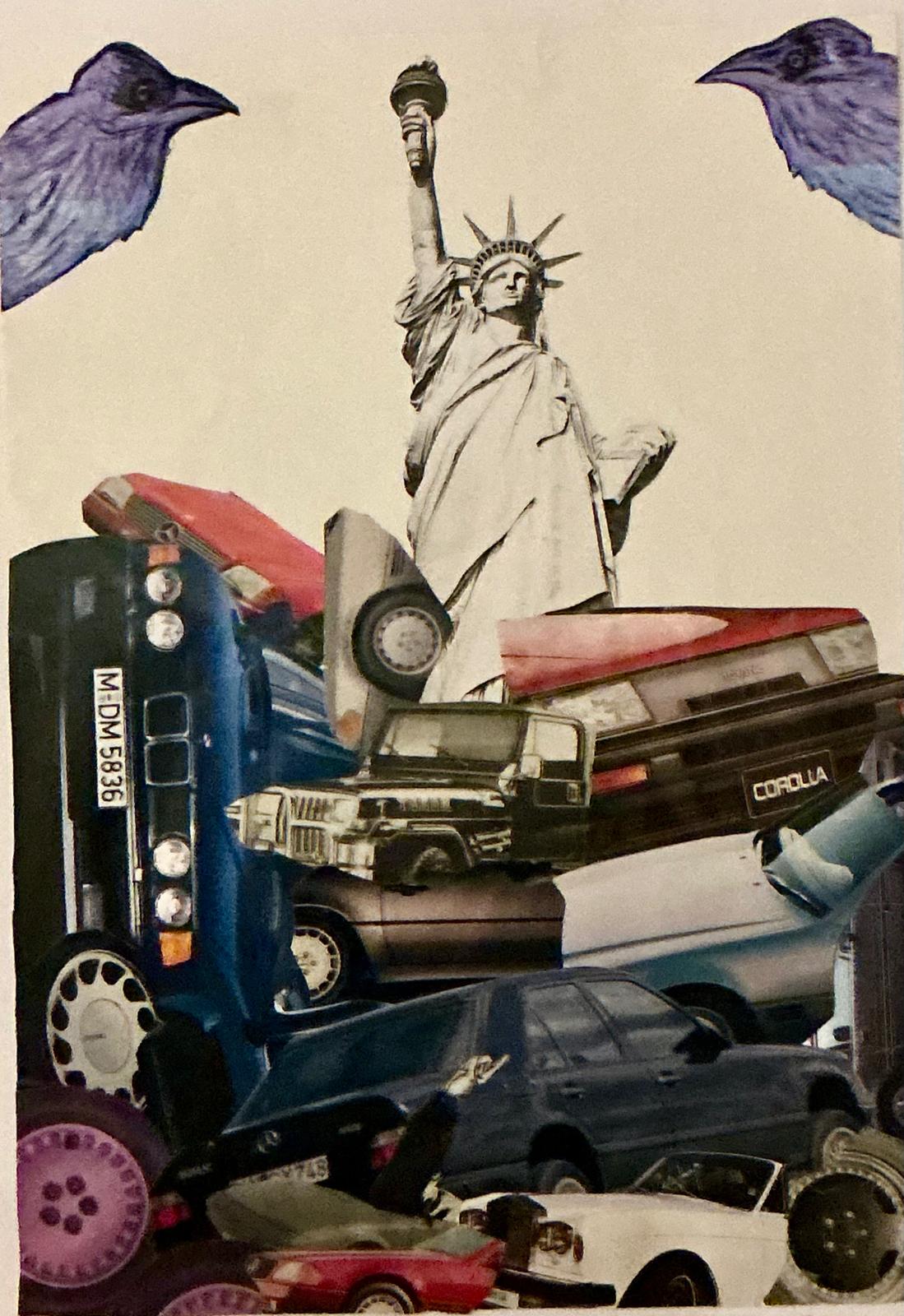 Œuvre artistique « LIBERTY » –  réalisée en , galerie d'art, peinture, photographie et créations artistiques