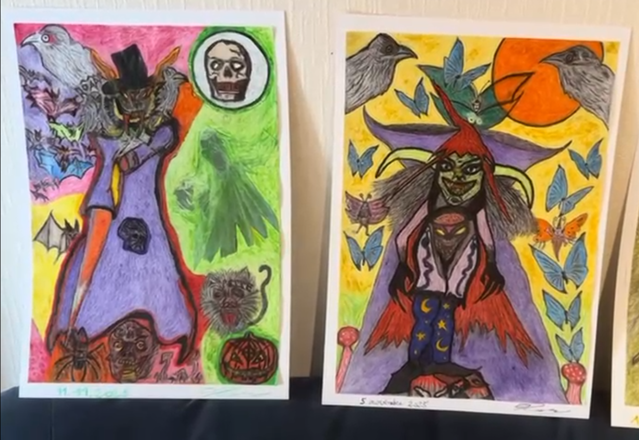 Vidéo artistique « MES OEUVRES » réalisée en , court métrage visuel, création visuelle et vidéo artistique d'artiste
